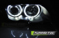 Mobile Preview: LED Angel Eyes Scheinwerfer für BMW 3er E46 98-01 schwarz